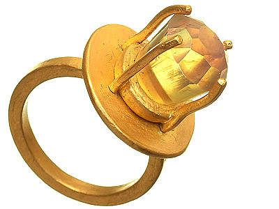 Neil Adcock, 24ct gold and NZ amber rings